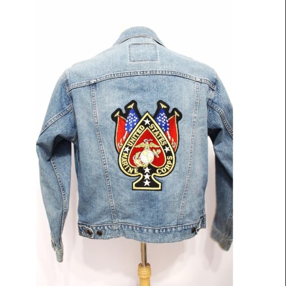 Levi's Other - Levi's is Marine Embroider partch denim Jacket